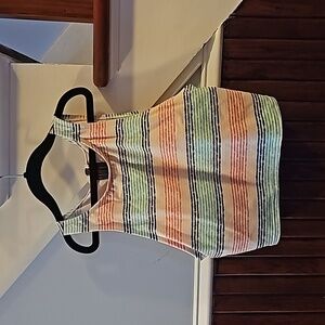 Beach Betty High Neckline Swim Top Size Small